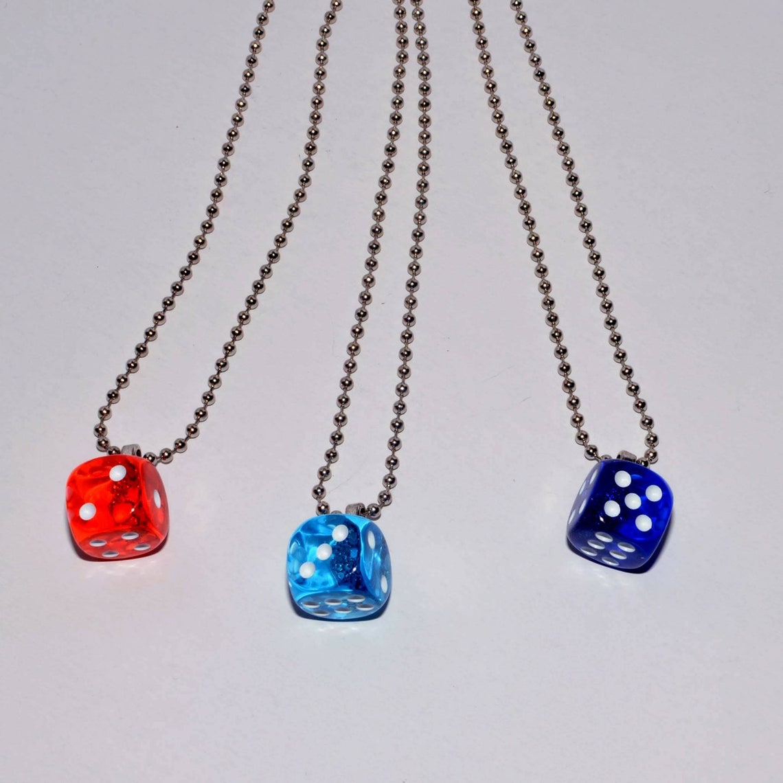 Dice Necklace Etsy