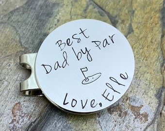 Custom Golf Ball Marker with Magnetic Hat Clip: Personalized Golfer Gift