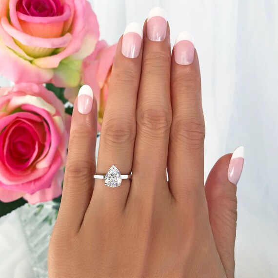 pear solitaire engagement ring pear solitaire engagement ring