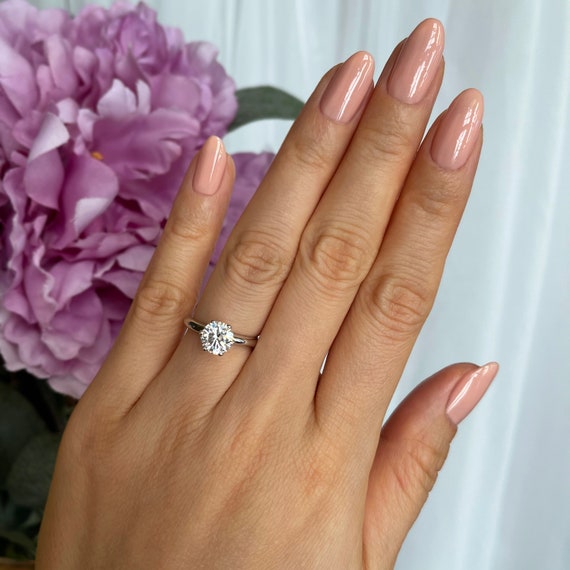 1.5 carat diamond on sale size 6 finger