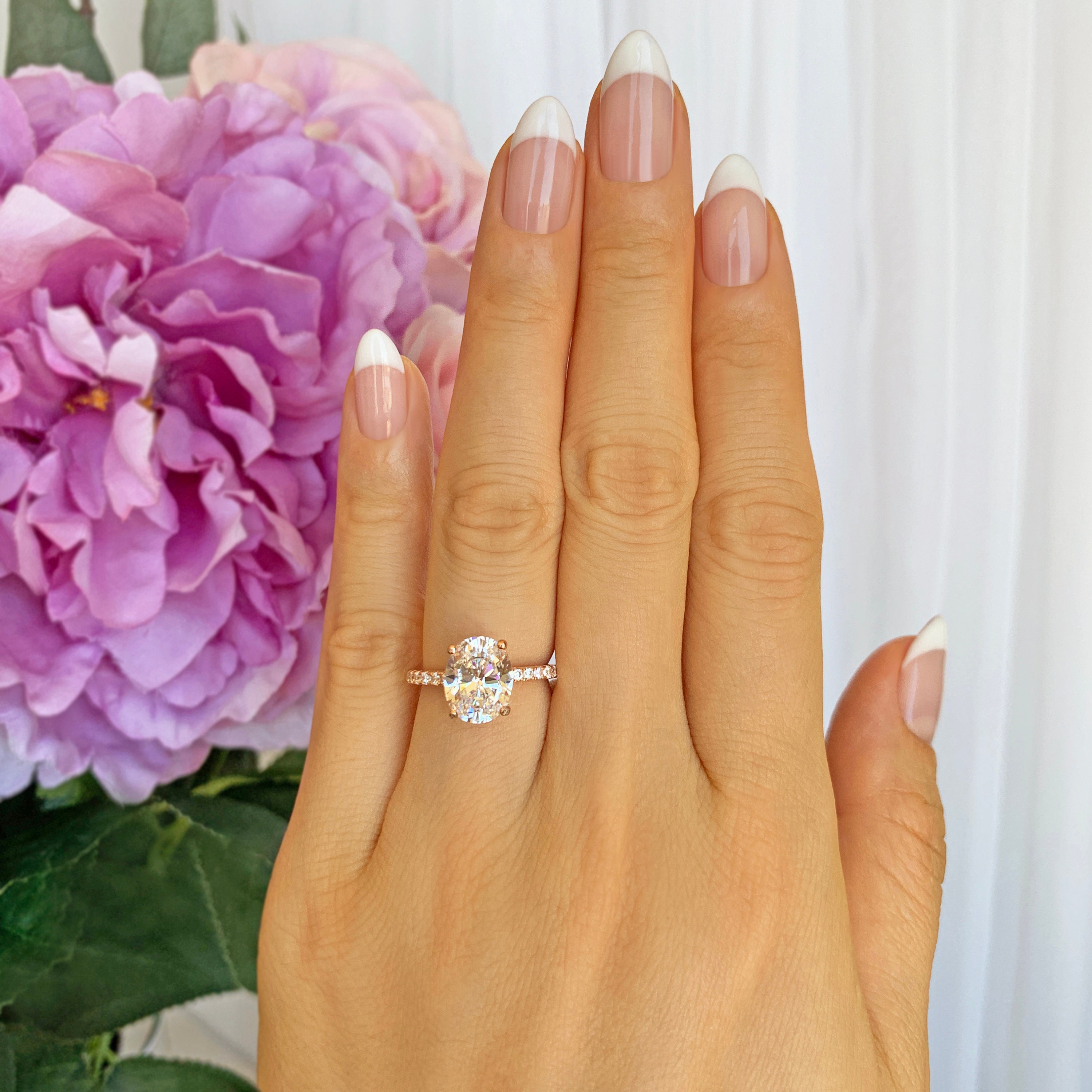 Anillo De Promesa Realmente 925 Cojines De Plata Esterlina 8 Anillo De Promesa Realmente 925 Cojines De Plata Esterlina 8