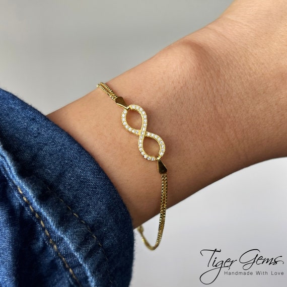Bridesmaid infinity best sale bracelet