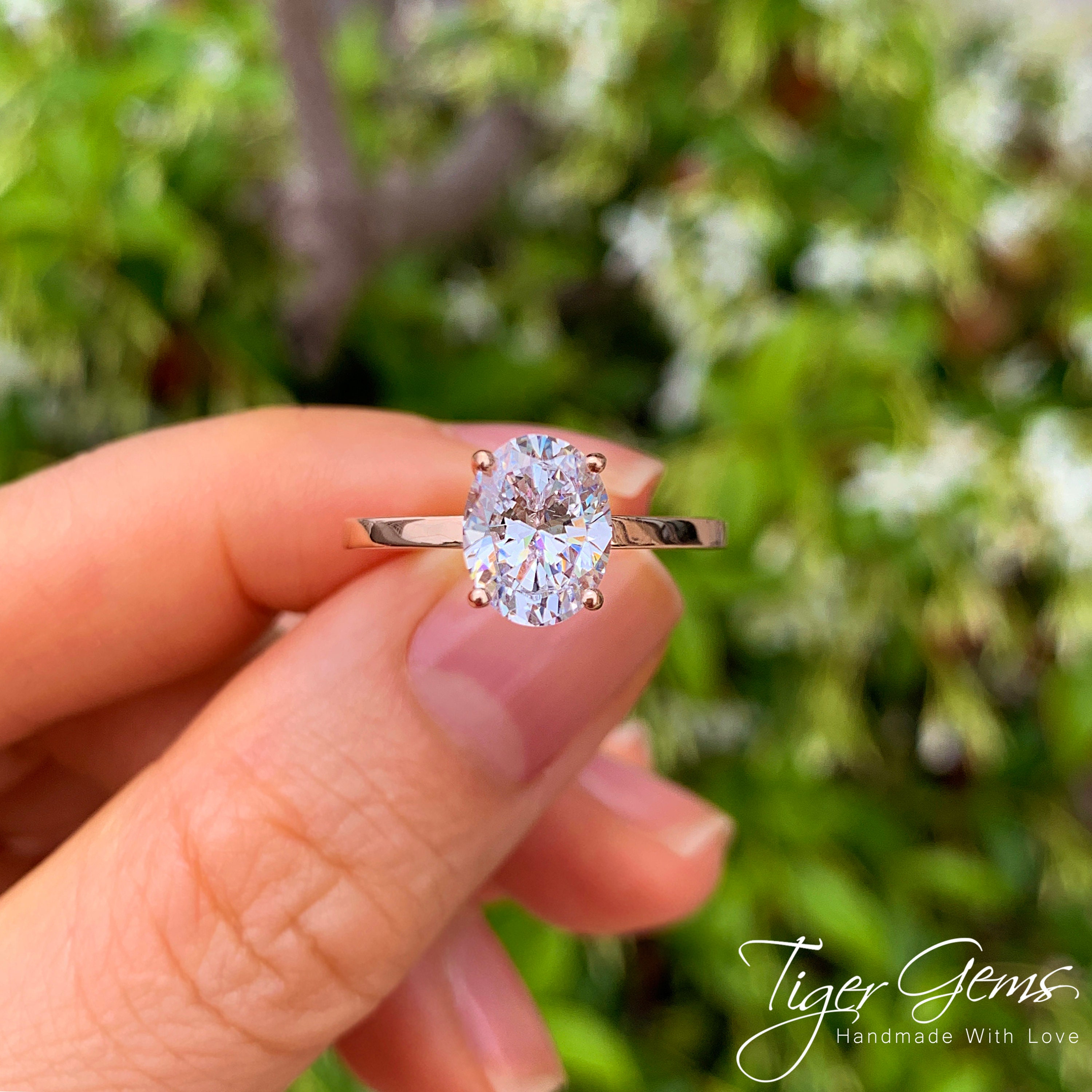4 prong oval engagement ring deals