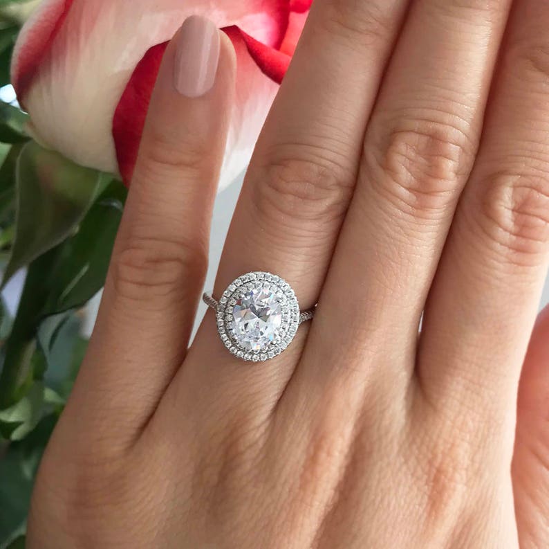 double halo oval engagement ring double halo oval engagement ring