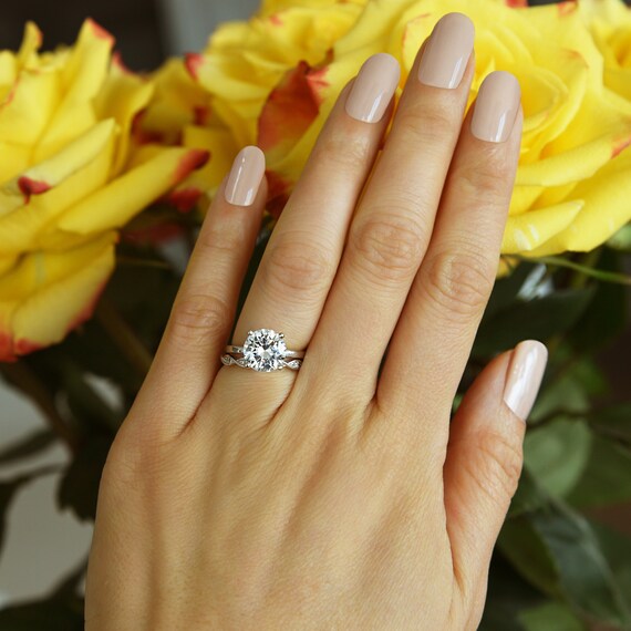 Solitaire bridal best sale sets
