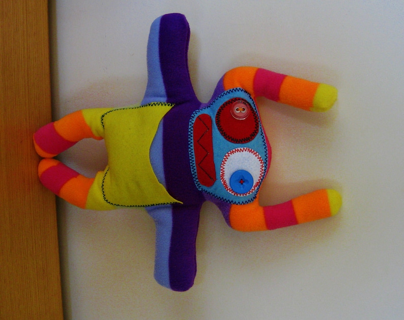 Soft little monster toys stuffed and cuddly for | Etsy