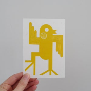 Disco Canary A6 print