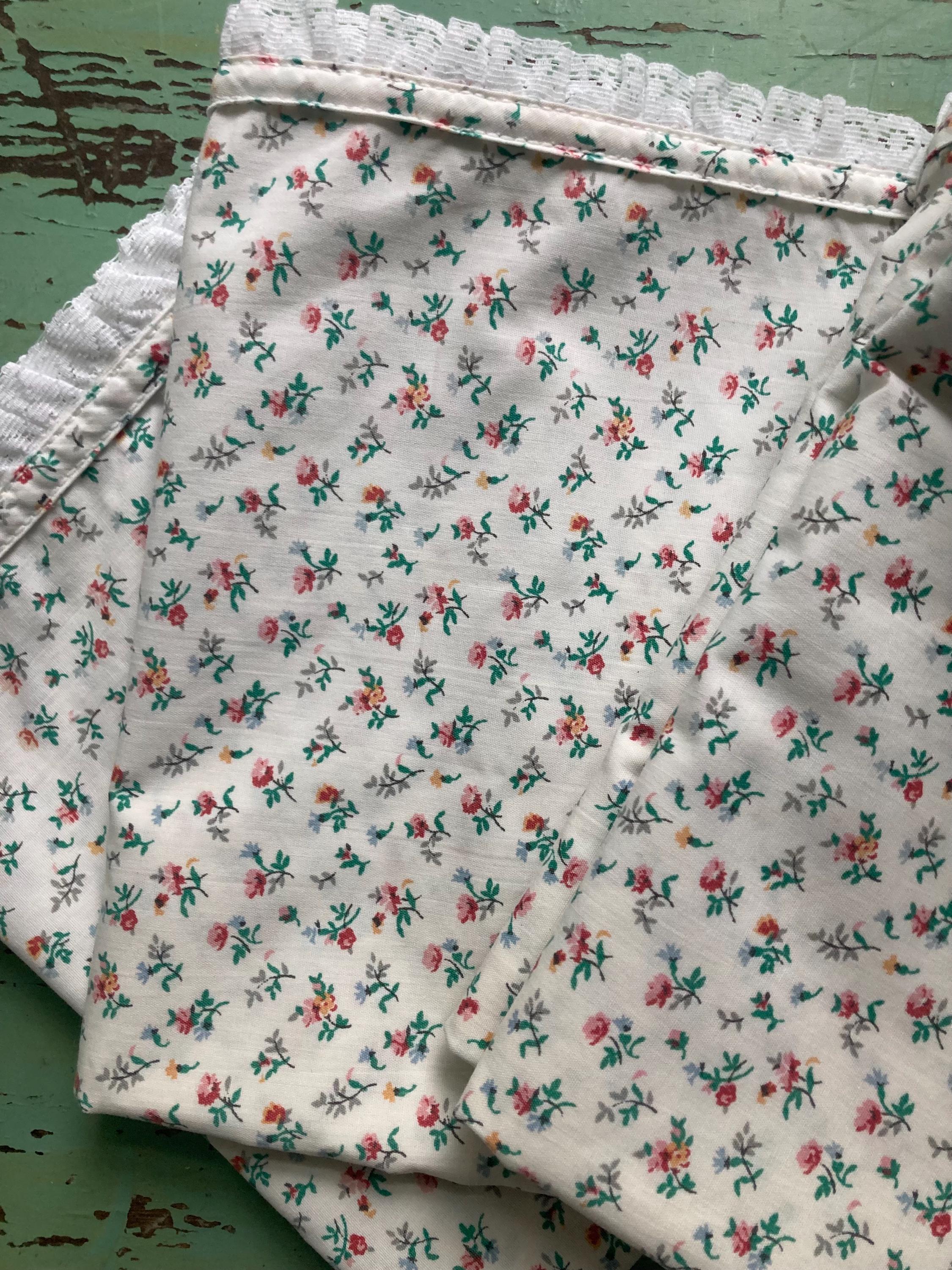 1990's Ralph Lauren Beach Plum Floral, Twin Sheet and 5