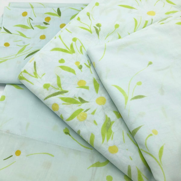 Vintage Morgan Jones Floral Sheet and pillowcases