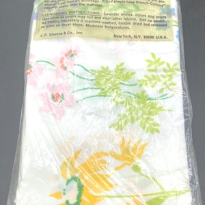 Vintage Utica Pillowcase Set Two Standard Cases, Floral