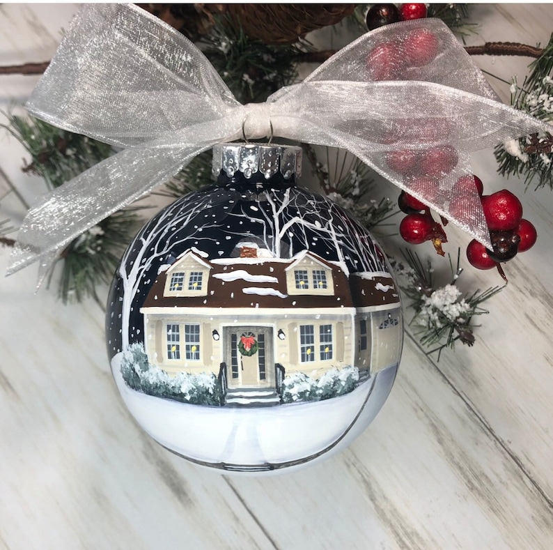 Realtor Gift for Clients Personalized Gift for New Homeowners First Home on an Ornament Housewarming Gift