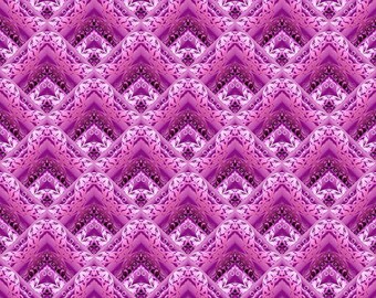 Pink Magenta Celtic Lace Fabric by the HALF YARD Unicorn by Yenter In the Beginning