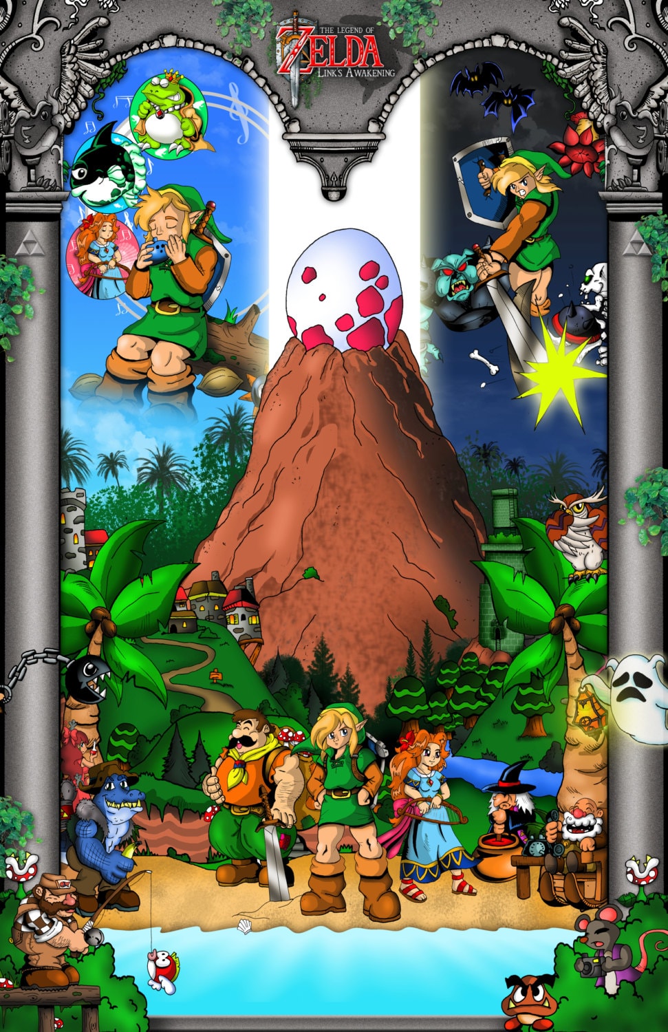 Color Dungeon Walkthrough Link's Awakening Change Color