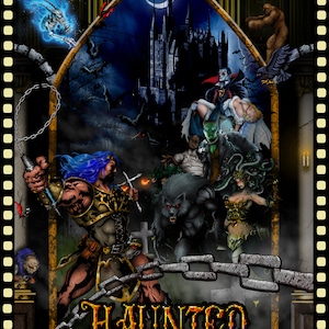 Haunted Castle Poster (Castlevania Arcade)