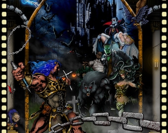 Haunted Castle Poster (Castlevania Arcade)
