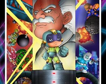 Captain N Megaman Poster