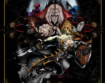 Castlevania Symphony of the Night Blanket