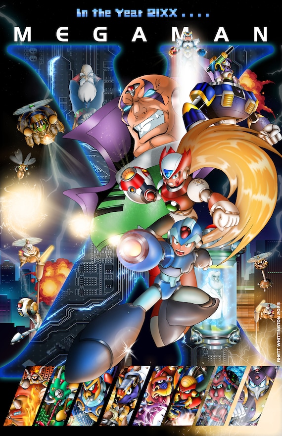 Megaman X Poster - Etsy 日本