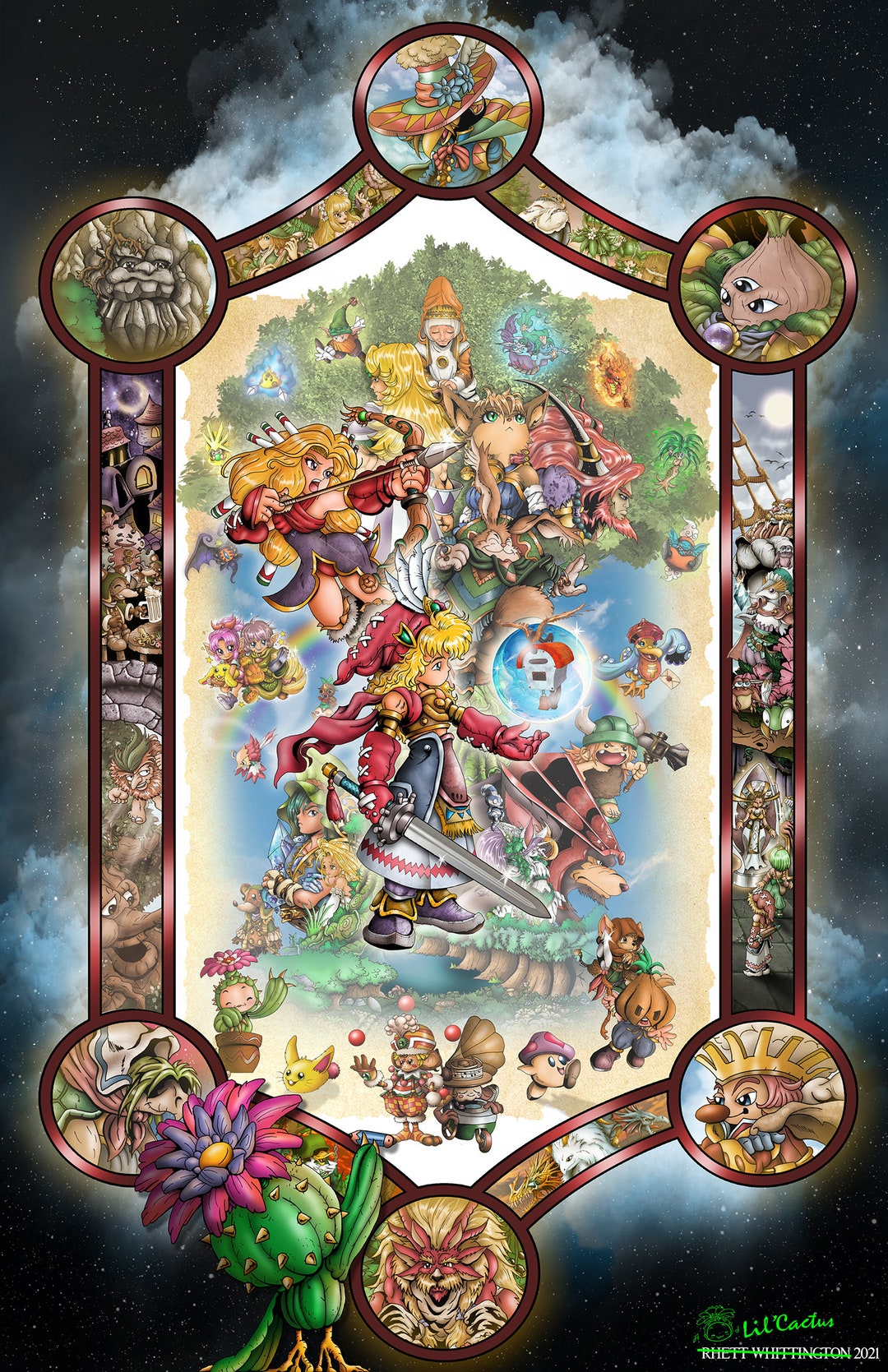 Legend of Mana Official Poster - Etsy