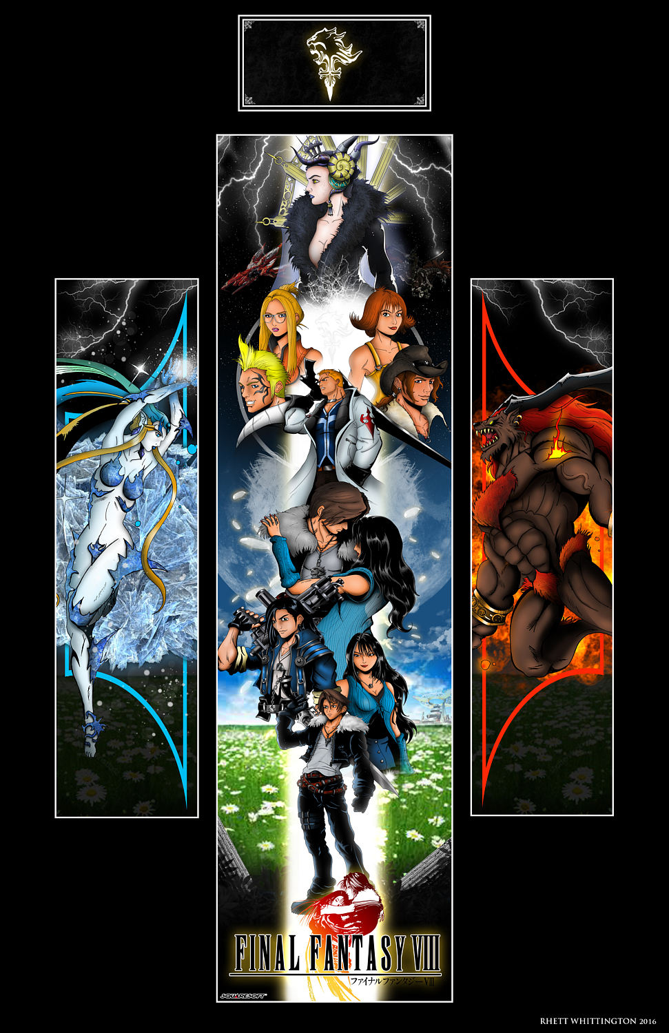FFⅧ ファイナルファンタジー8 ポスター Final Fantasy VIII - Video Game Poster [Square Enix FF8] (53