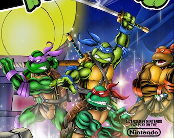 Original NES Classic game Cover remake