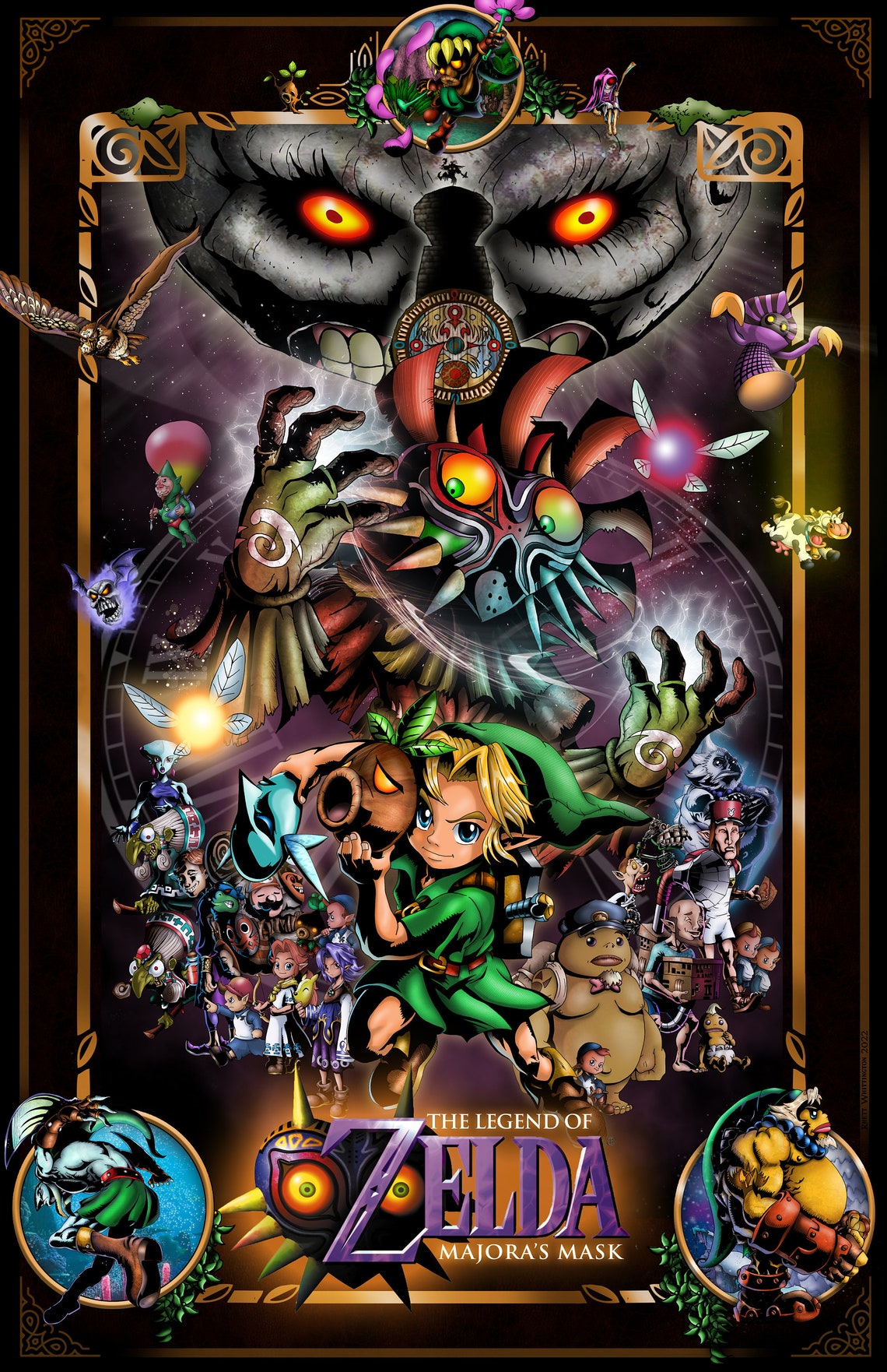 Legend of Zelda Majora's Mask Poster - Etsy