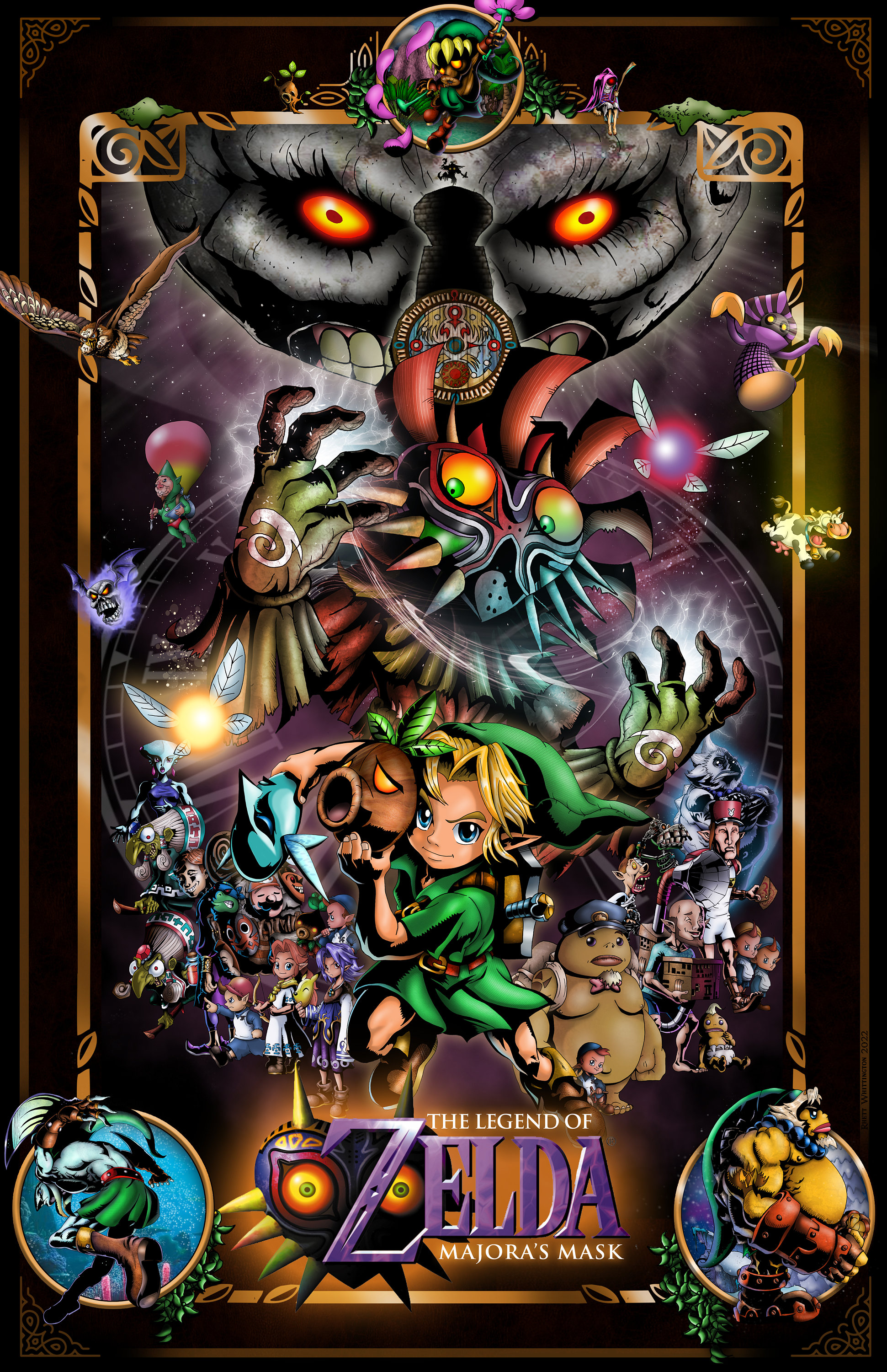 Porte-clé Majora's Mask en métal  Cadeau Zelda et gamer à petit prix