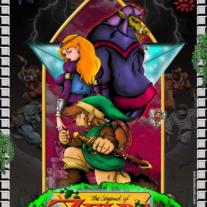 Legend of Zelda NES Poster