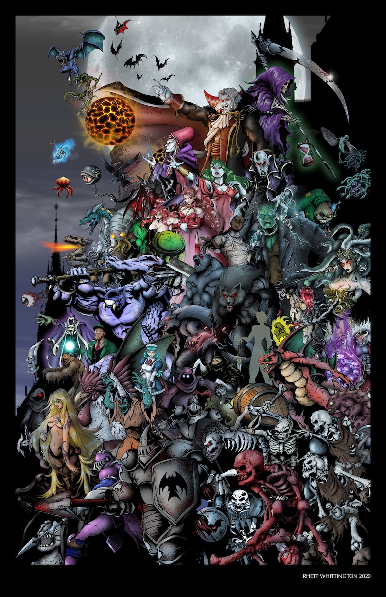 Castlevania Creatures of the Night Etsy