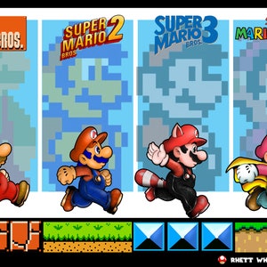 Mario Variations Poster