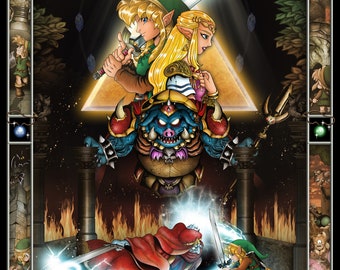 Legend of Zelda A Link to the Past Poster - Etsy 日本