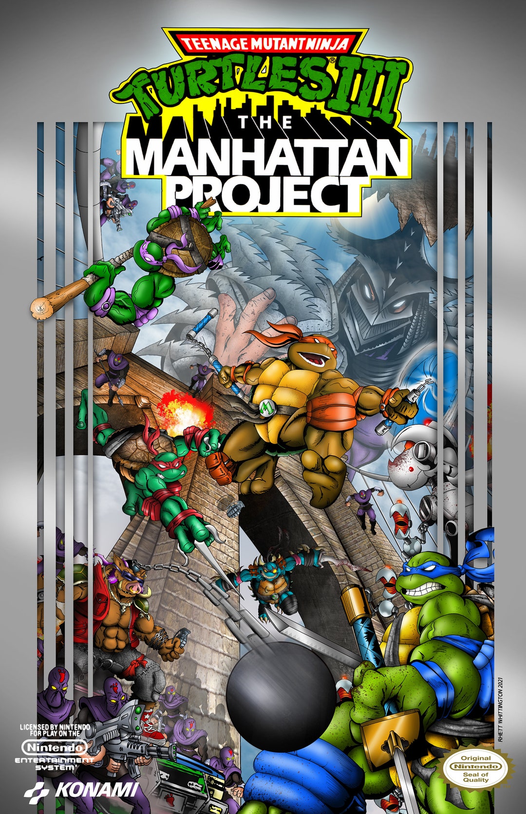 Notice Seule (manuel) TEENAGE MUTANT NINJA TURTLES III Pour Game Boy - USA