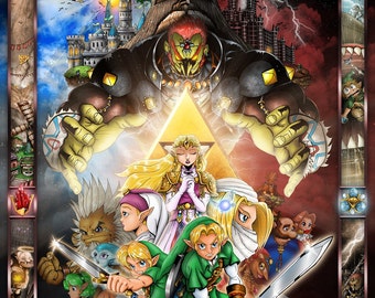 POSTER - THE LEGEND OF ZELDA: OCARINA OF TIME