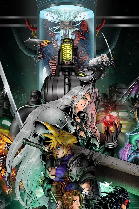 FF7 Poster - Etsy