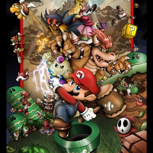 Super Mario RPG Poster - Etsy