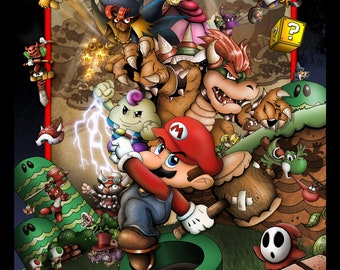 Super Mario RPG poster