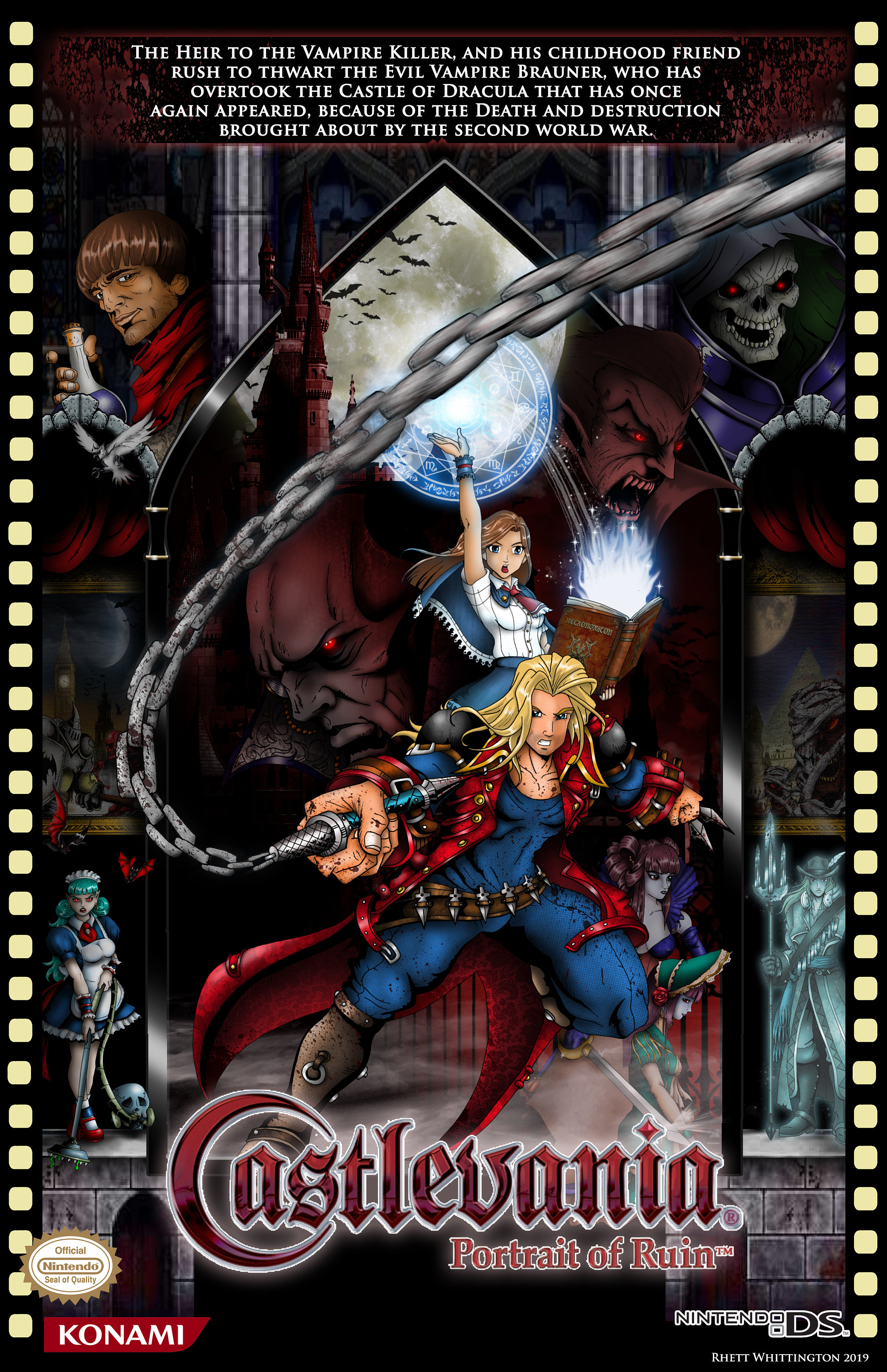 Castlevania Portrait of Ruin Poster Etsy