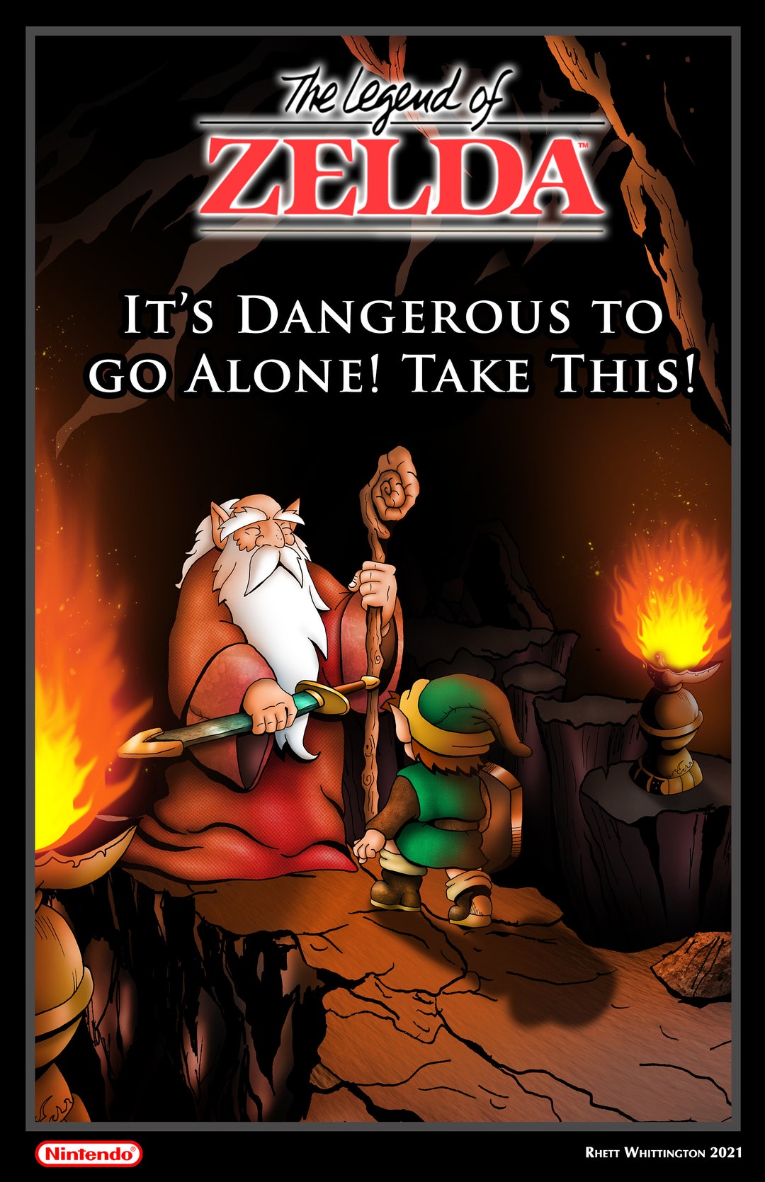 It's Dangerous to Go Alone...take This! - Etsy