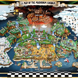 Super Mario Bros 3 World Map