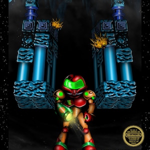 Metroid NES Poster