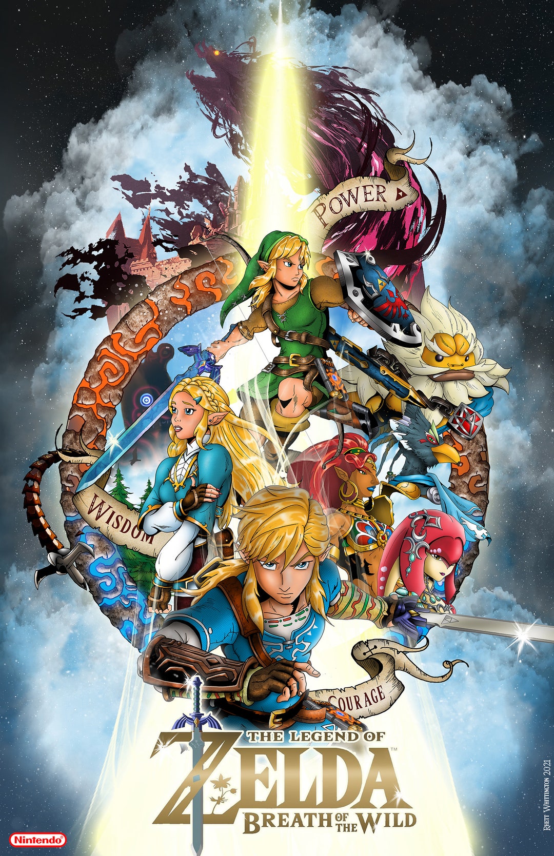 Breath of the Wild Poster - Etsy