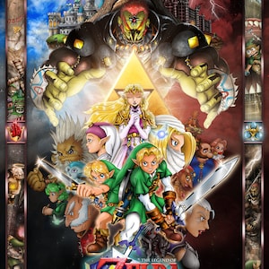 Legend of Zelda Ocarina of Time Poster