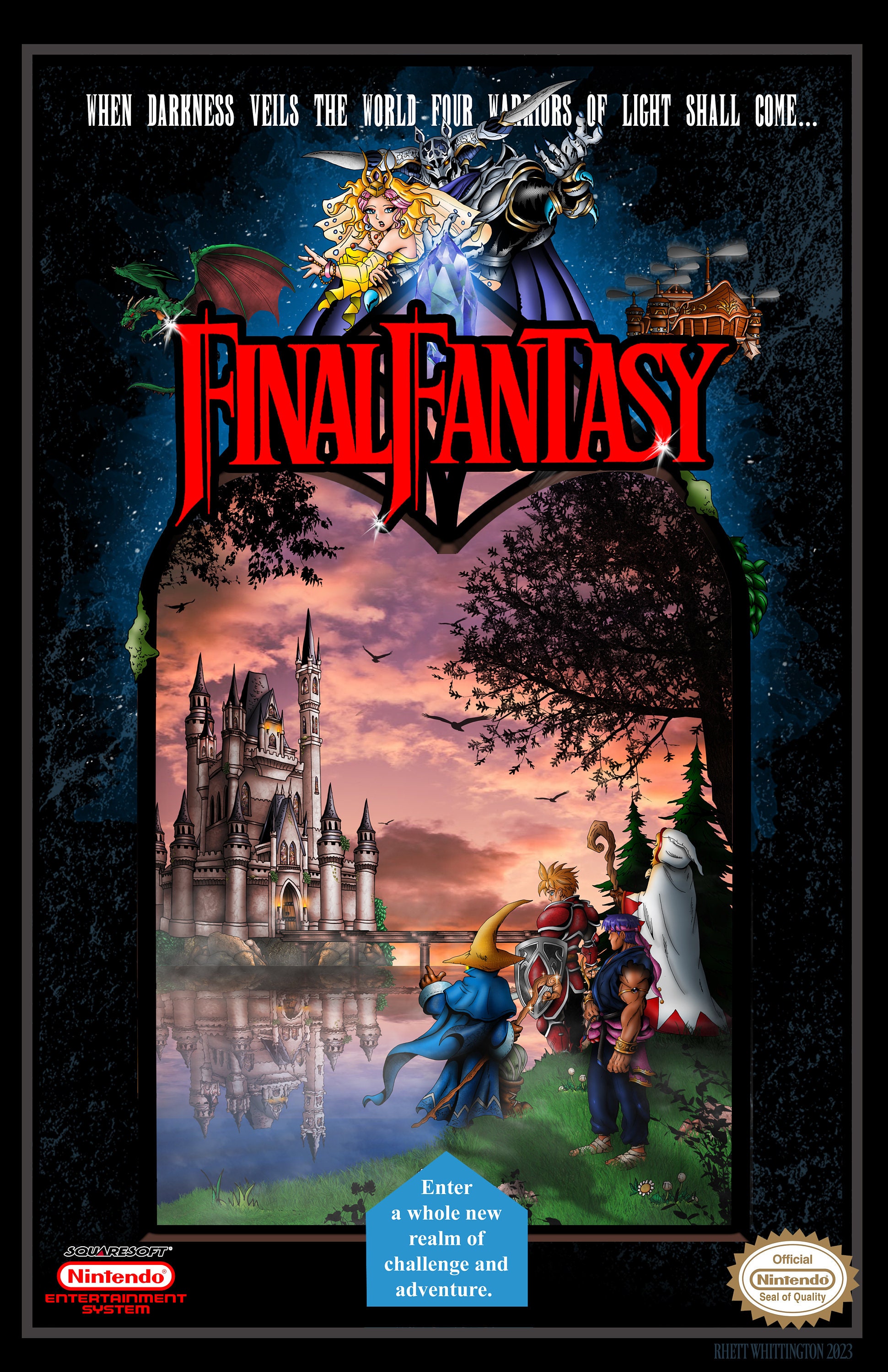 Final Fantasy Classic game cover - Etsy Polska