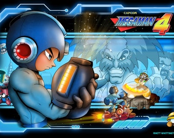 Megaman 4 Poster