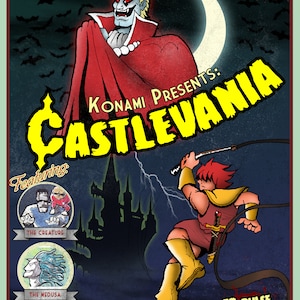 Retro Castlevania Poster