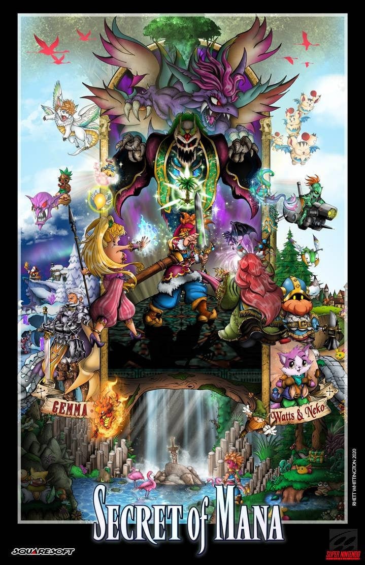 Secret of Mana Poster - Etsy