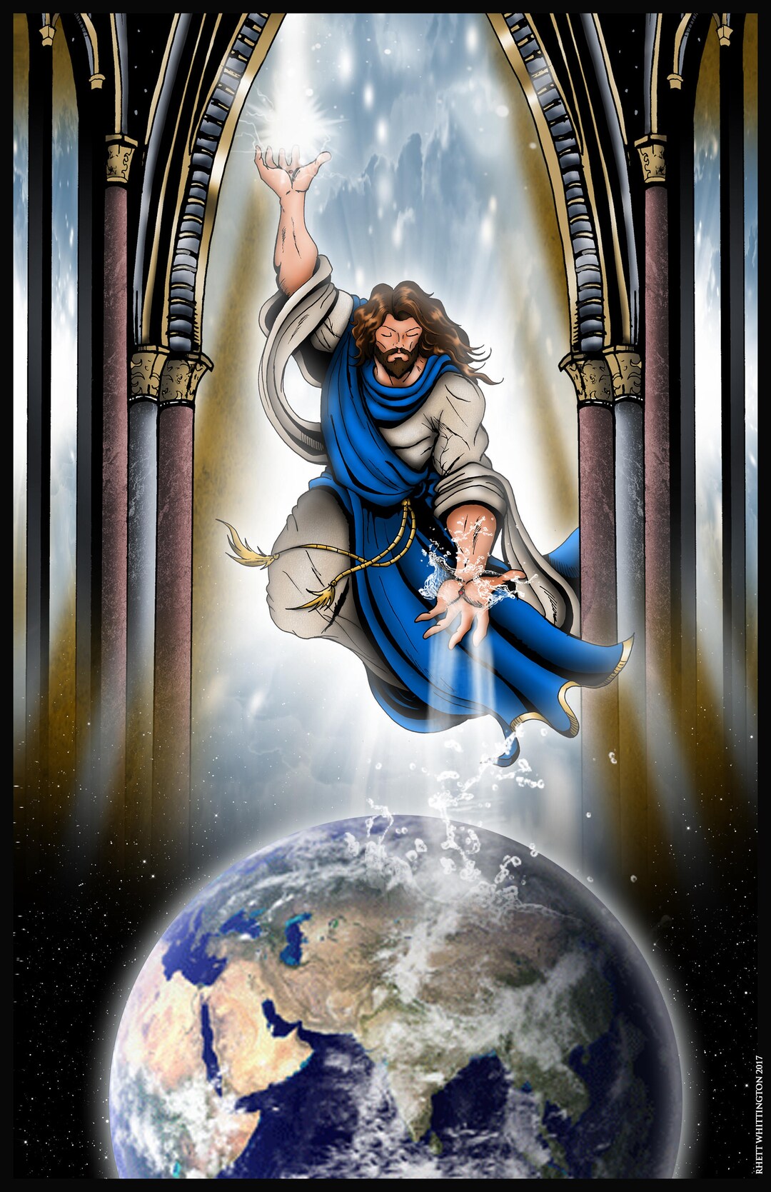 Jesus Christ Poster Etsy