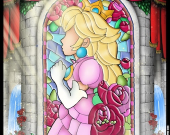 Princess Peach Throw Blanket