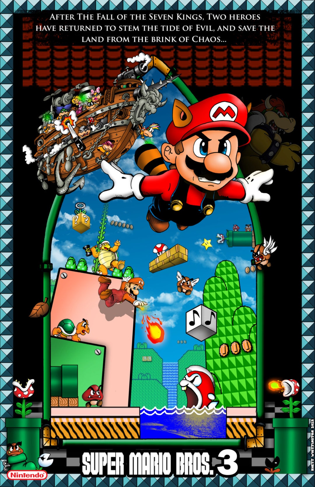Super Mario Bros. 3 Poster - Etsy