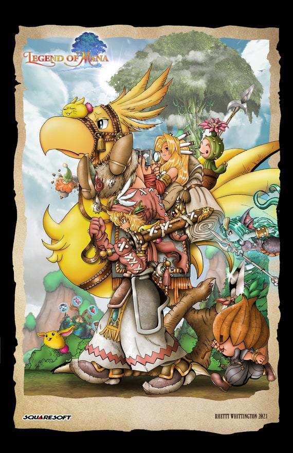 Legend Of Mana Characters Etsy